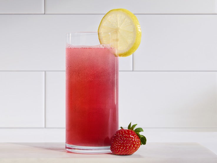 Sunkist® Recipe strawberry lemon drink in glass
