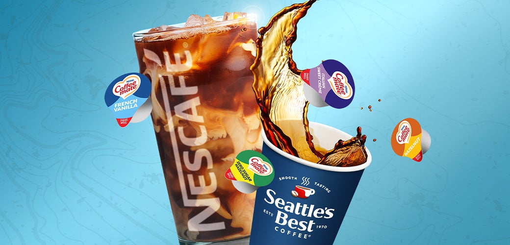 Enhance your coffee offering with NESCAFÉ, Seattle’s Best Coffee and Coffee mate creamer