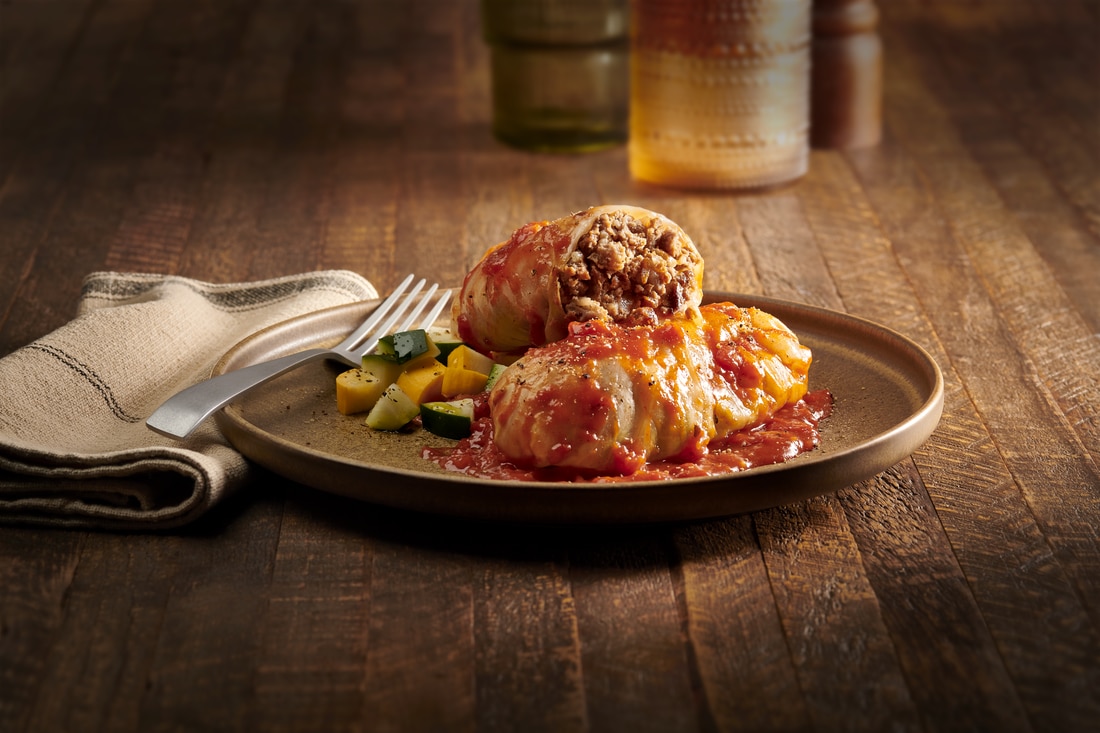 Stouffer's Stuffed Cabbage with beef in sauce