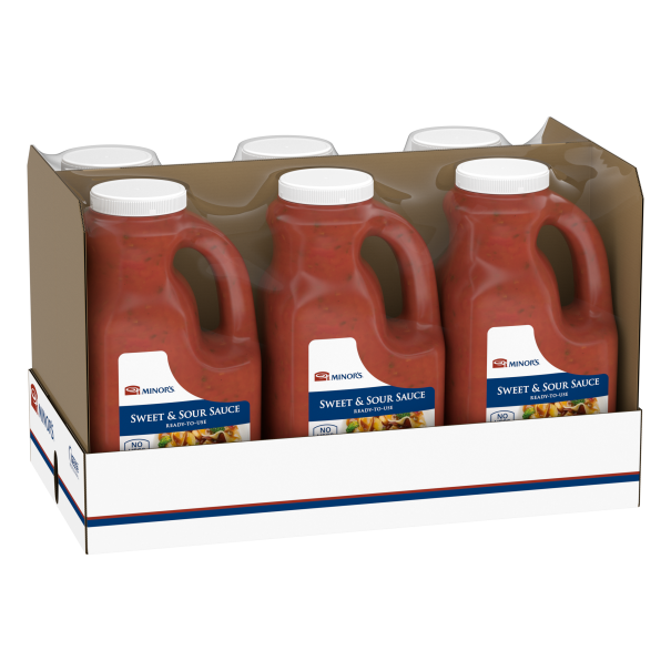 Minor's Sweet and Sour Sauce, 4lb 8oz (Pack of 6)