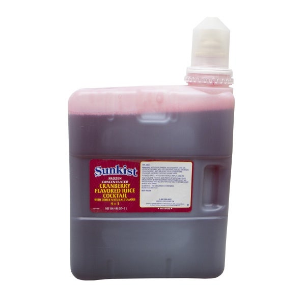 Frozen cranberry clearance concentrate