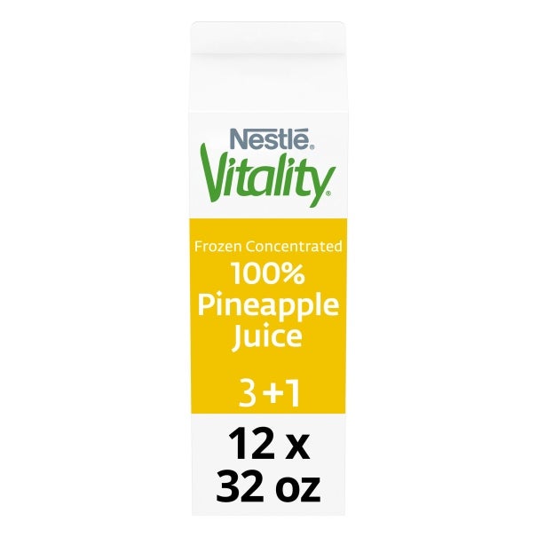 Nestle Vitality 100 Pineapple Juice Frozen Concentrate 3 1 32 Fl Oz Pack of 12