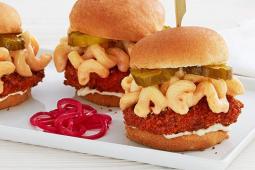Nashville Hot Chicken Mac Sliders