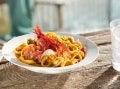 Seafood Pasta with Sweet Pumpkin Sauce